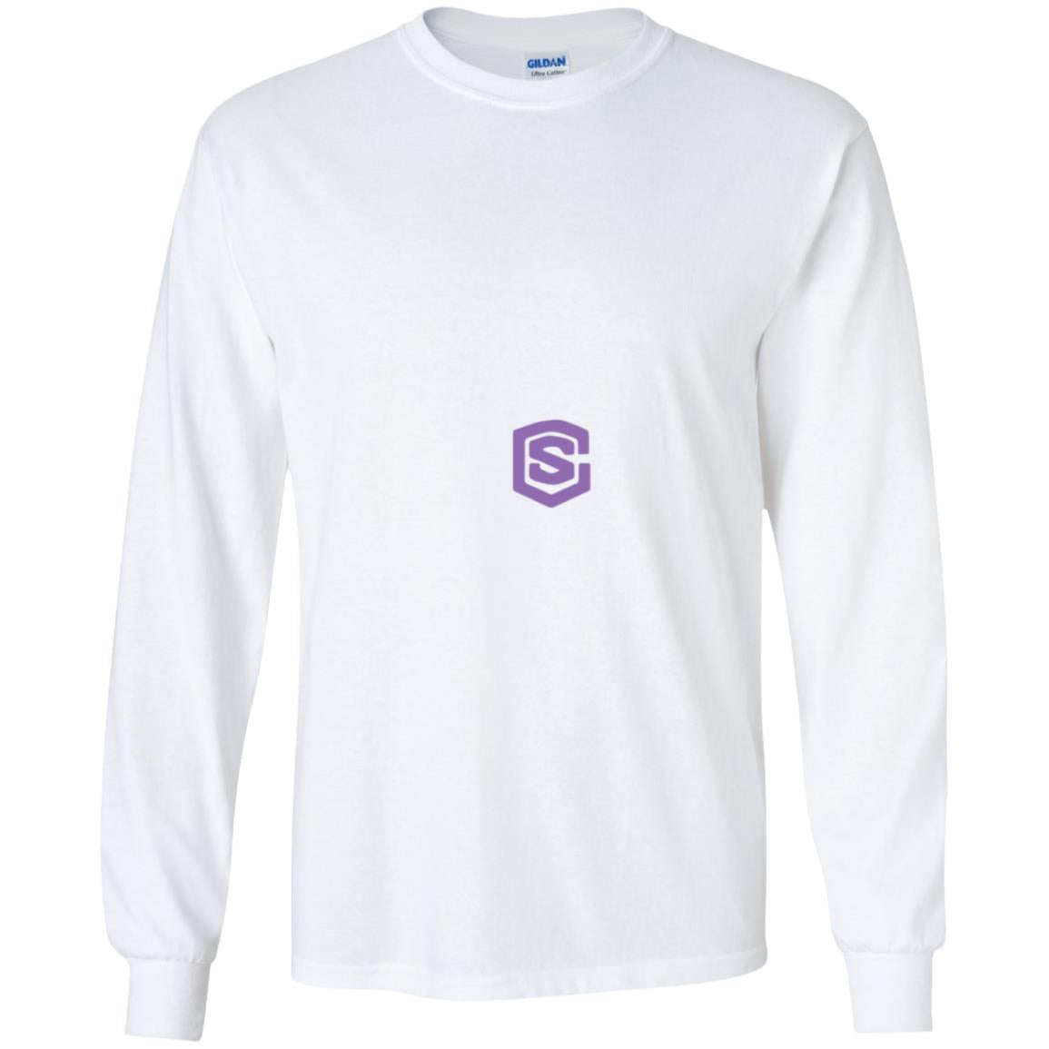 Illustrator Purple Logo G240B Youth LS T-Shirt