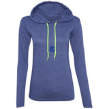 Illustrator Blue Logo 887L Ladies' LS T-Shirt Hoodie