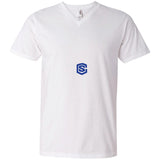 Illustrator Blue Logo 982 Men's Printed V-Neck T-Shirt