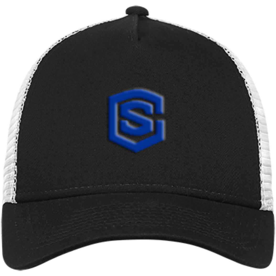 blue (2) NE205 Snapback Trucker Cap