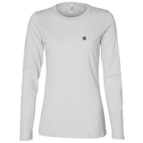 Illustrator Blue Logo B6450 Ladies' Jersey LS Missy Fit