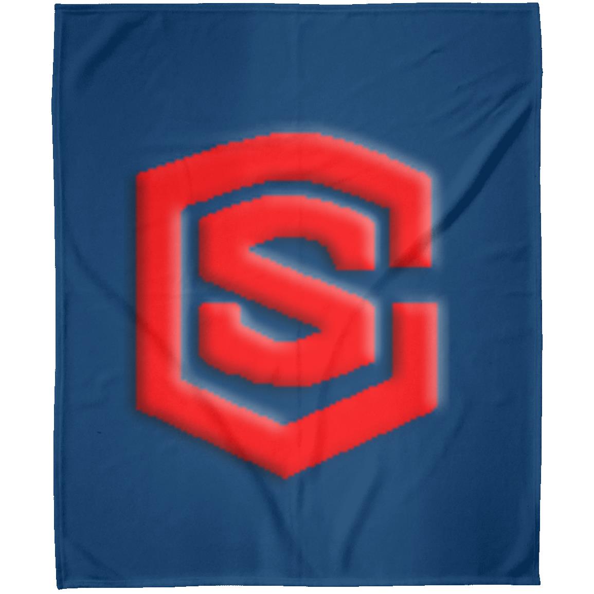 red (2) FLM Arctic Fleece Blanket 50x60