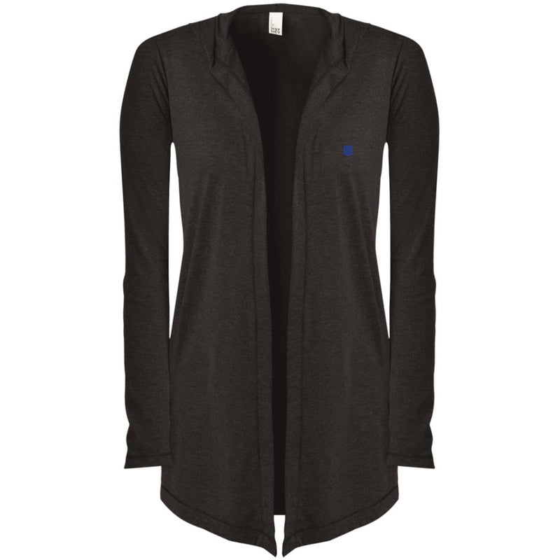 Illustrator Blue Logo DT156 Women's Hooded Cardigan