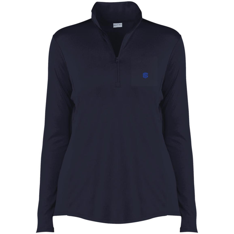 Illustrator Blue Logo LST357 Ladies' Competitor 1/4-Zip Pullover