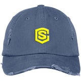 yellow (3) DT600 Distressed Dad Cap