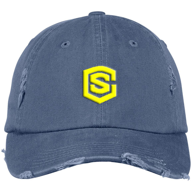 yellow (3) DT600 Distressed Dad Cap
