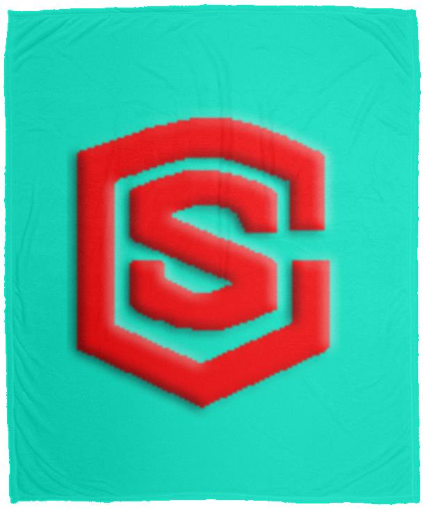 red (2) VPM Cozy Plush Fleece Blanket - 50x60