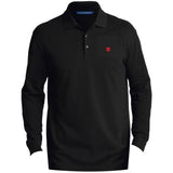 Illustrator Red Logo K8000LS Men's EZCotton™ LS Polo