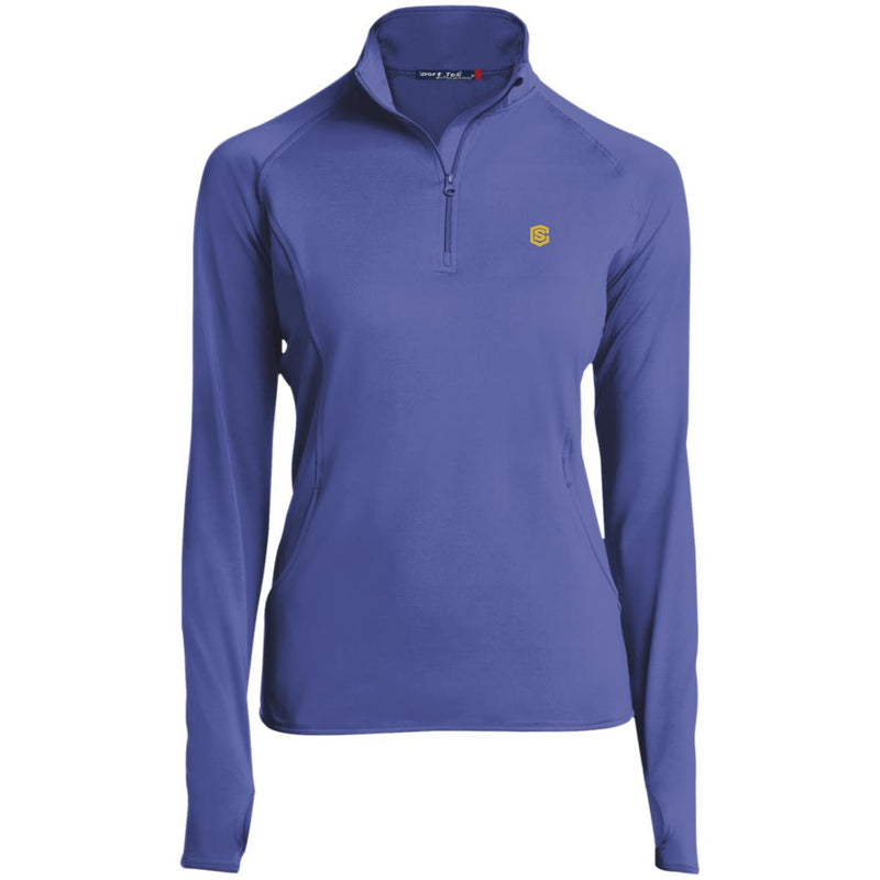 Illustrator Gold Logo LST850 Women's 1/2 Zip Performance Pullover