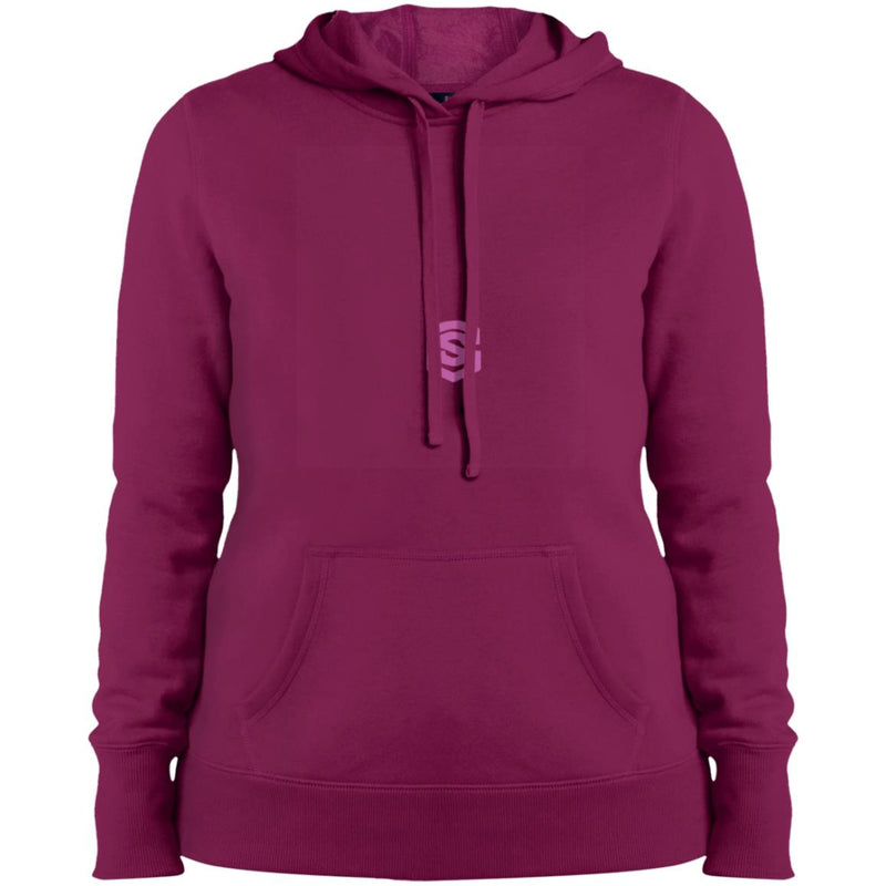 Illustrator Pink Logo LST254 Ladies' Pullover Hooded Sweatshirt