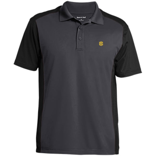 Illustrator Gold Logo ST652 Men's Colorblock Sport-Wick Polo