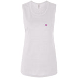 Illustrator Pink Logo B8803 Ladies' Flowy Muscle Tank