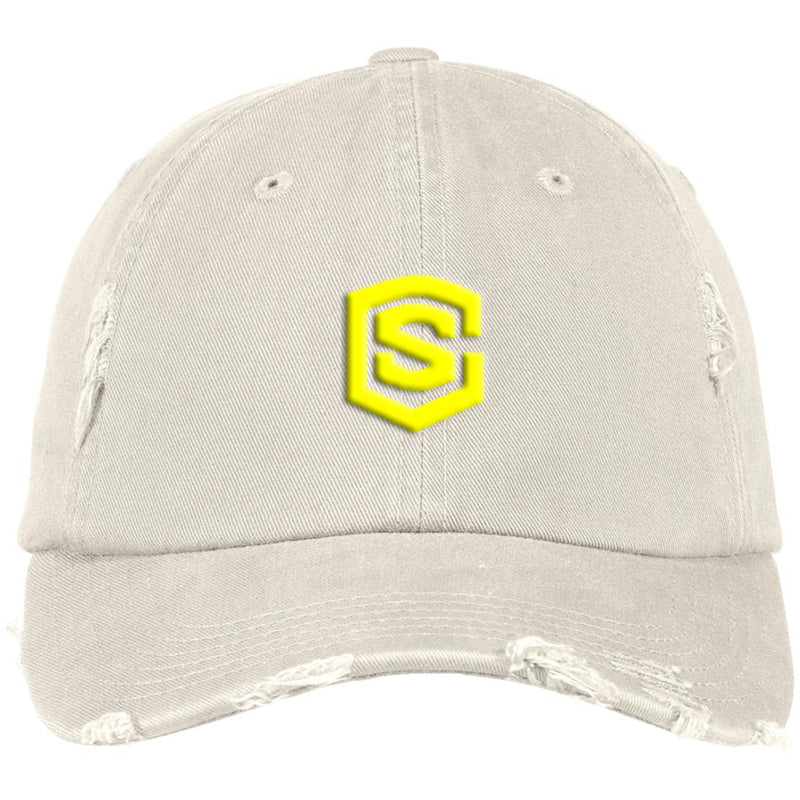yellow (3) DT600 Distressed Dad Cap