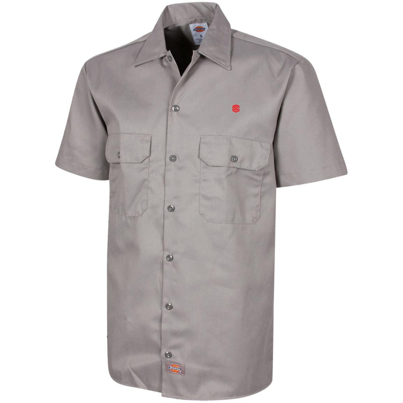 Illustrator Red Logo 1574 Men's Short Sleeve Workshirt