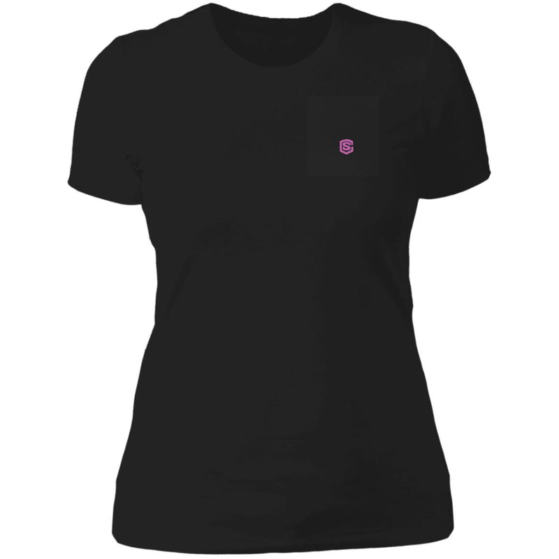 Illustrator Pink Logo NL3900 Ladies' Boyfriend T-Shirt