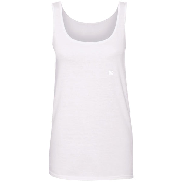 Illustrator White Logo 882L Ladies' 100% Ringspun Cotton Tank Top