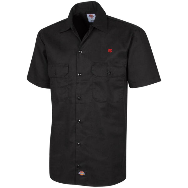 Illustrator Red Logo 1574 Men's Short Sleeve Workshirt