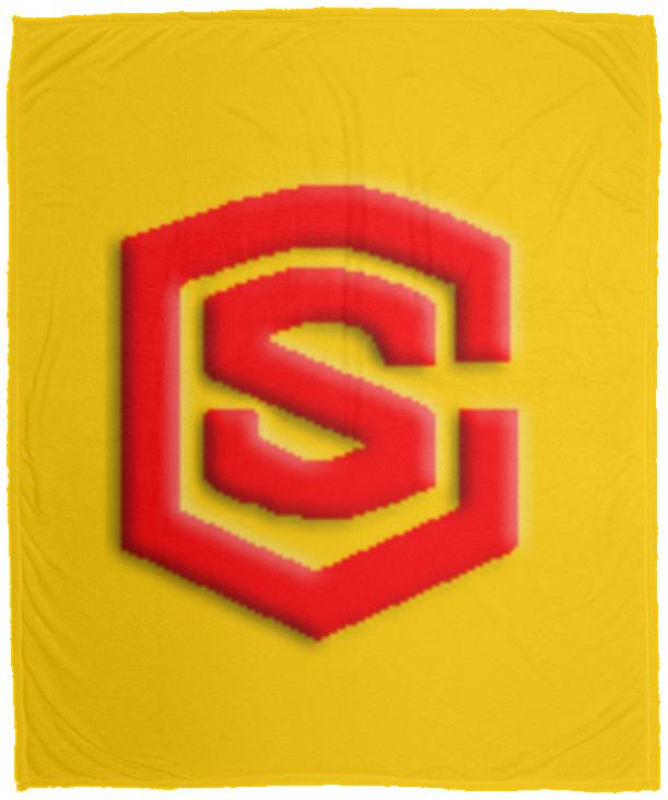 red (2) VPM Cozy Plush Fleece Blanket - 50x60