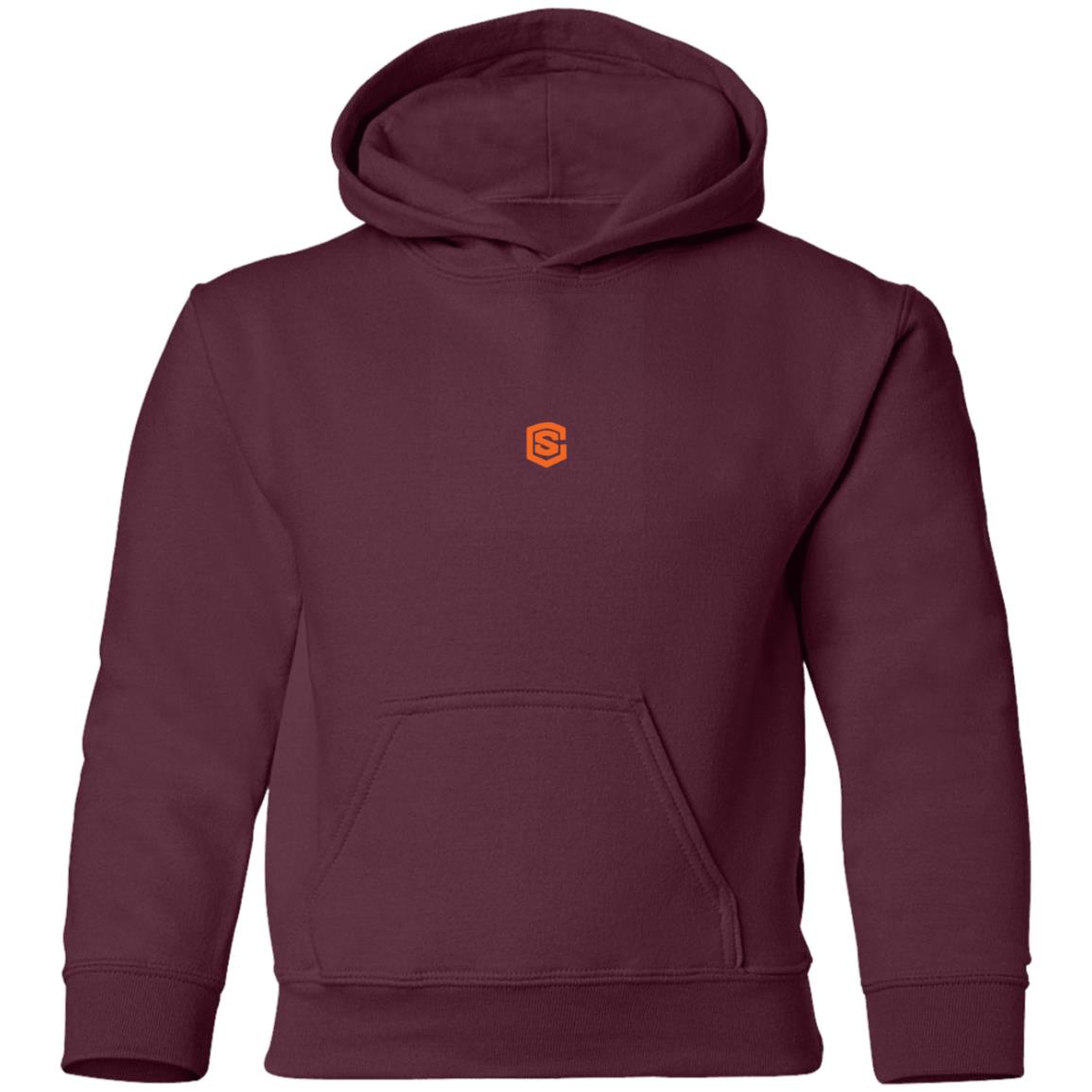 Illustrator Orange Logo G185B Youth Pullover Hoodie