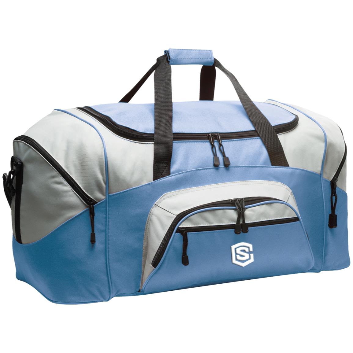 white (2) BG99 Colorblock Sport Duffel