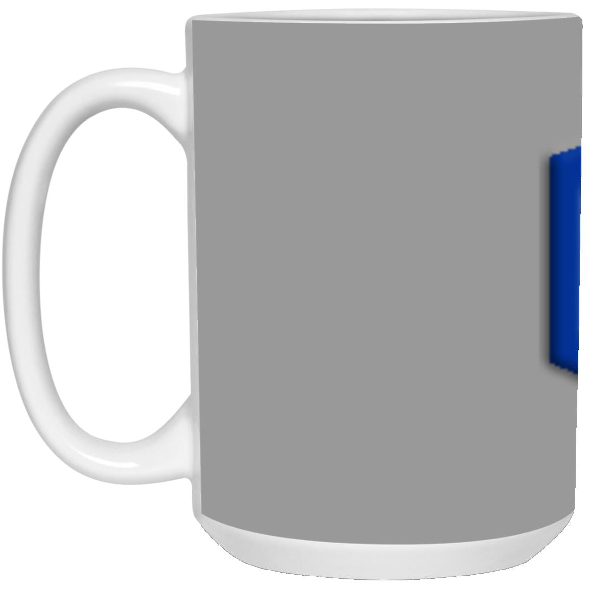 blue (2) 21504 15 oz. White Mug