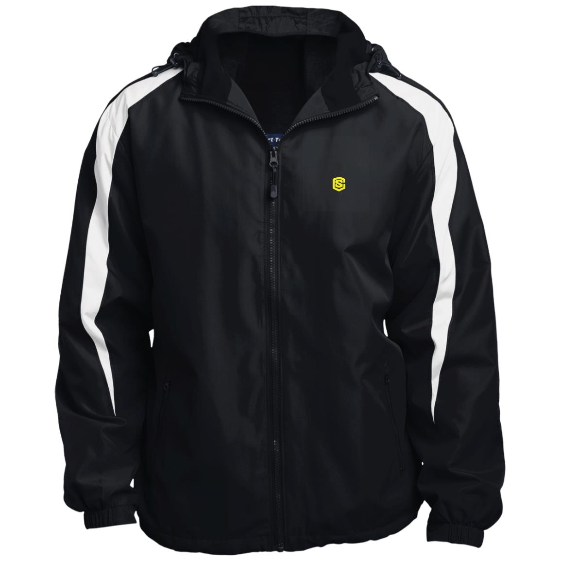 Illustrator Yellow Logo YST81 Youth Colorblock Fleece-Lined Jacket