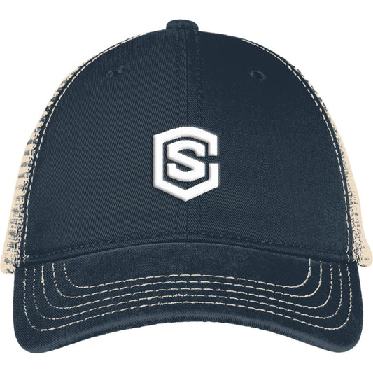 white (2) DT630 Mesh Back Cap