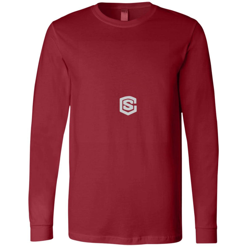 Illustrator Silver Logo 3501 Men's Jersey LS T-Shirt