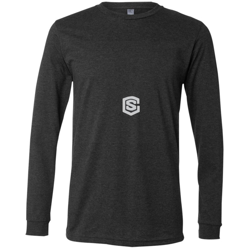 Illustrator Silver Logo 3501 Men's Jersey LS T-Shirt