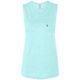 Illustrator Pink Logo B8803 Ladies' Flowy Muscle Tank