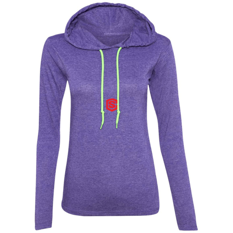 Illustrator Red Logo 887L Ladies' LS T-Shirt Hoodie