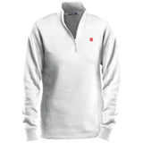 Illustrator Red Logo LST253 Ladies' 1/4 Zip Sweatshirt