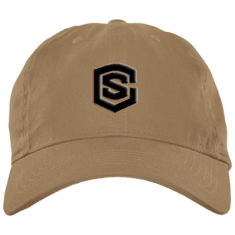 black (2) BX001 Brushed Twill Unstructured Dad Cap
