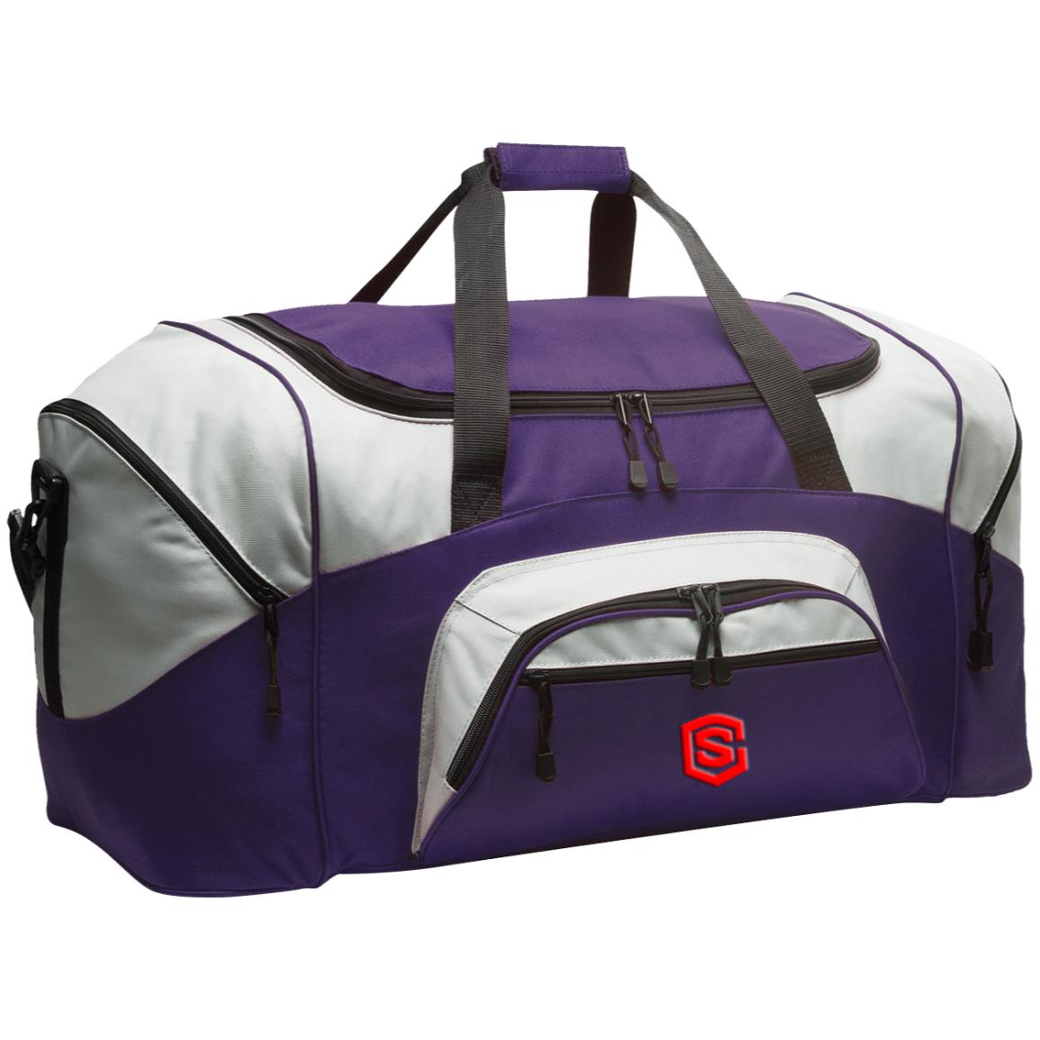 red (2) BG99 Colorblock Sport Duffel