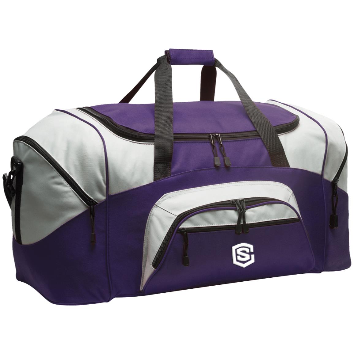 white (2) BG99 Colorblock Sport Duffel