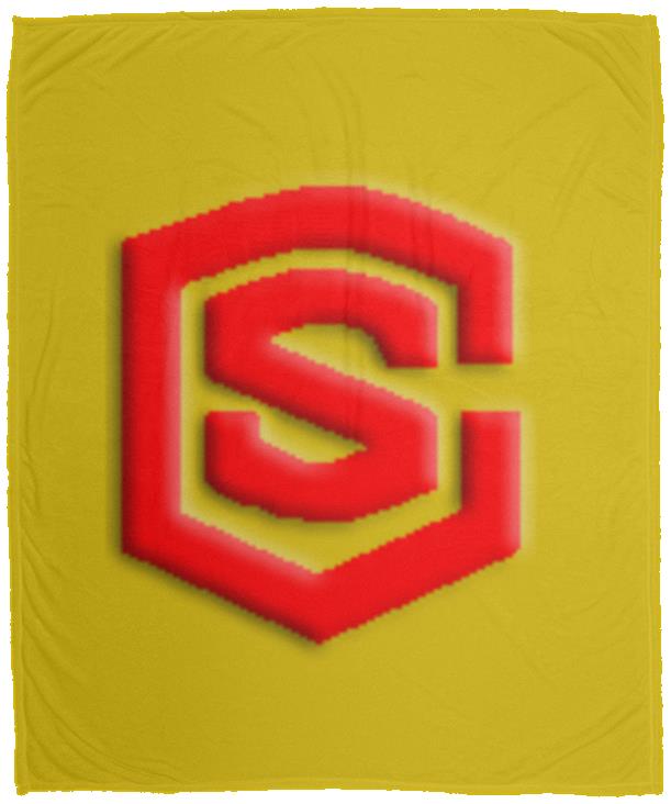 red (2) VPM Cozy Plush Fleece Blanket - 50x60