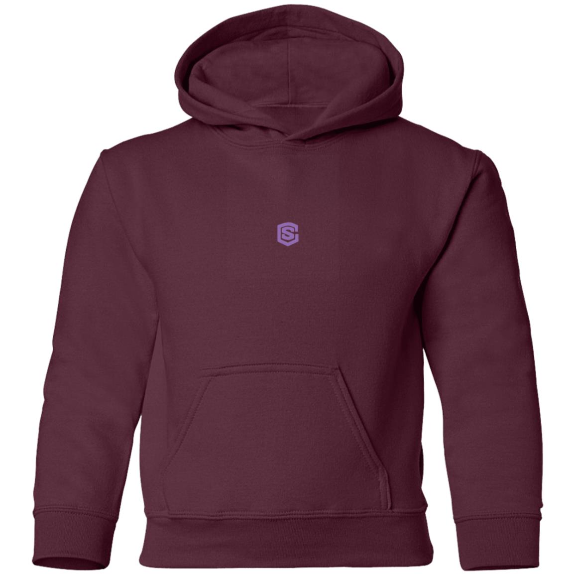 Illustrator Purple Logo G185B Youth Pullover Hoodie
