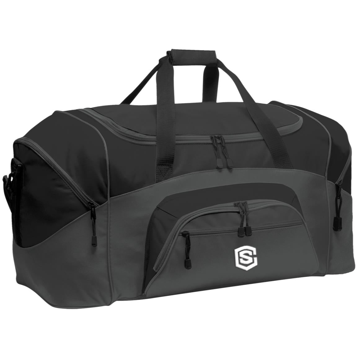 white (2) BG99 Colorblock Sport Duffel
