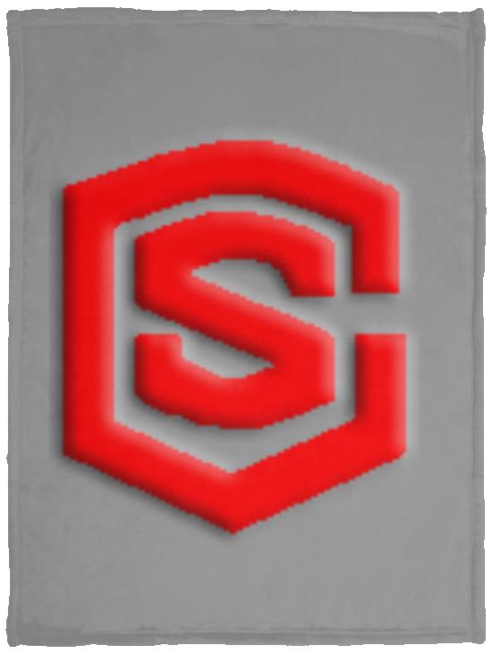 red (2) VPS Cozy Plush Fleece Blanket - 30x40