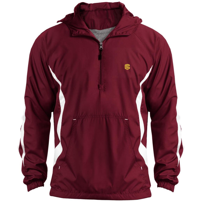 Illustrator Gold Logo JST63 Unisex Colorblock Raglan Anorak Jacket