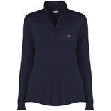 Illustrator Pink Logo LST357 Ladies' Competitor 1/4-Zip Pullover