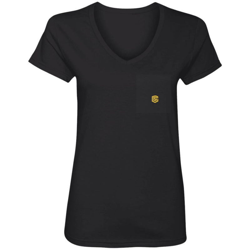 Illustrator Gold Logo 88VL Ladies' V-Neck T-Shirt