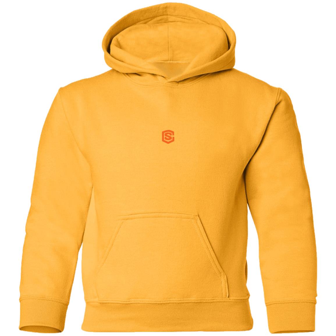 Illustrator Orange Logo G185B Youth Pullover Hoodie