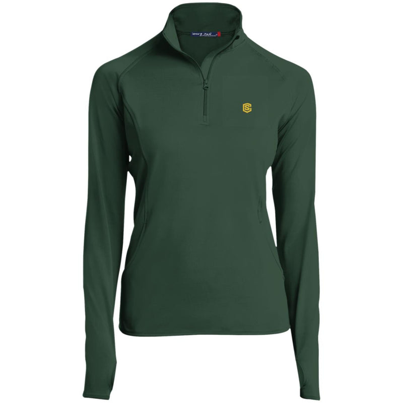 Illustrator Gold Logo LST850 Women's 1/2 Zip Performance Pullover