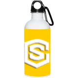 white (2) 23663 20 oz. Stainless Steel Water Bottle