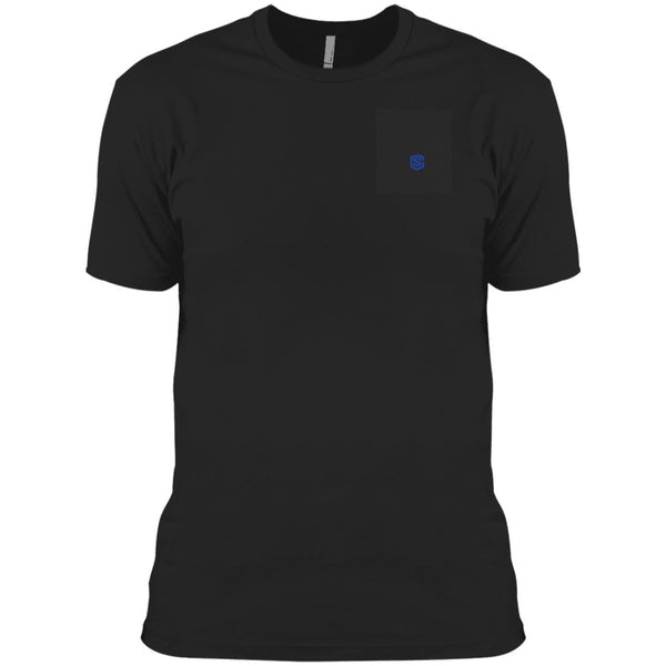 Illustrator Blue Logo 3600A Men's Made in USA Cotton T-Shirt