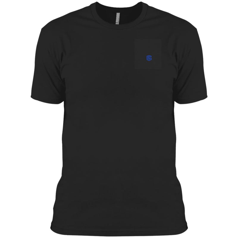 Illustrator Blue Logo 3600A Men's Made in USA Cotton T-Shirt