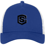 black (2) NE205 Snapback Trucker Cap