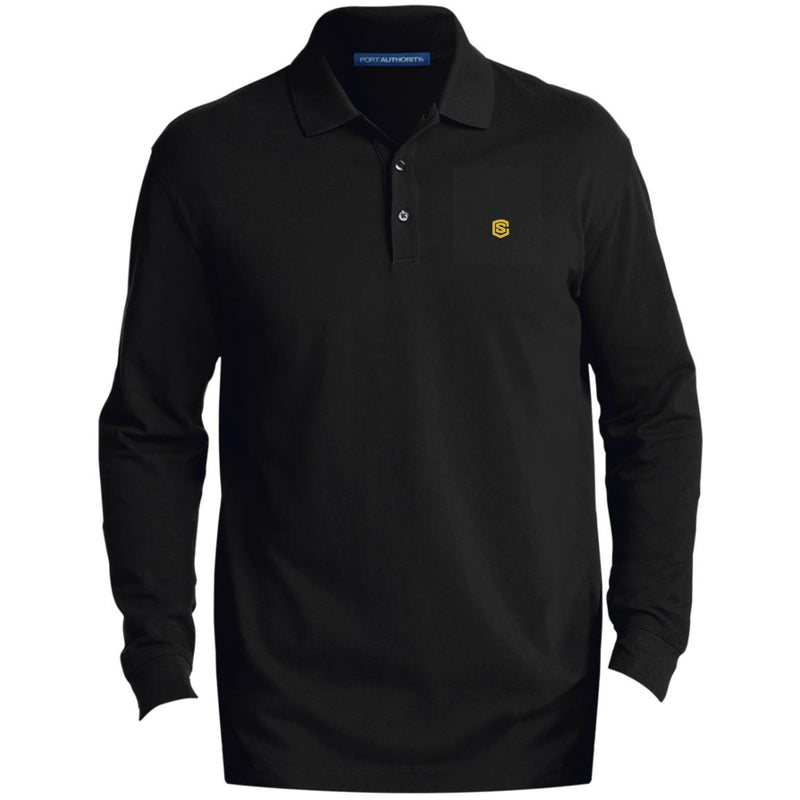 Illustrator Gold Logo K8000LS Men's EZCotton™ LS Polo