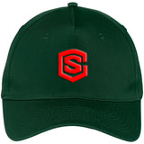 red (2) CP86 Five Panel Twill Cap